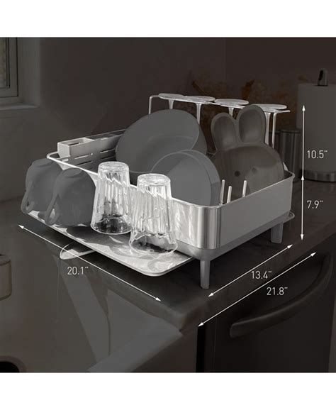 simplehuman steel frame dish rack